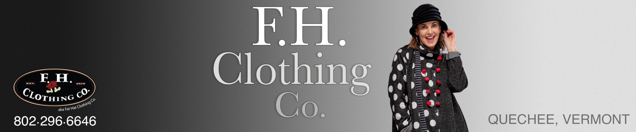 Fat Hat Women's Clothing Header Graphic